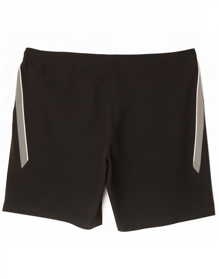 Reebok Pantalones cortos deportivos para hombre 2XL Gris Colorblock Poliéster