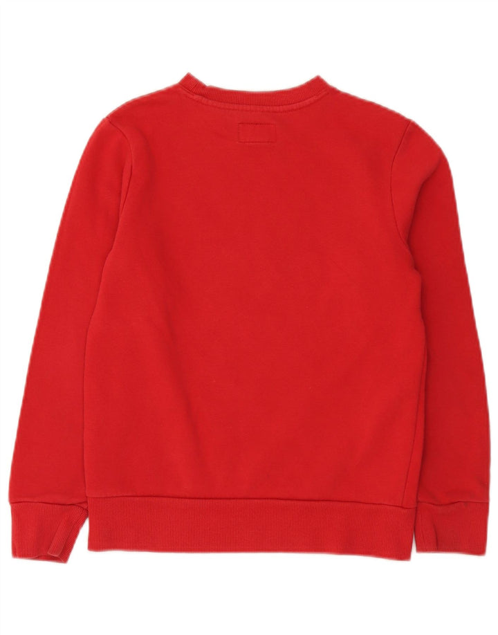 Converse Boys Graphic Sudadera Jumper 10-11 años Mediano Rojo Algodón