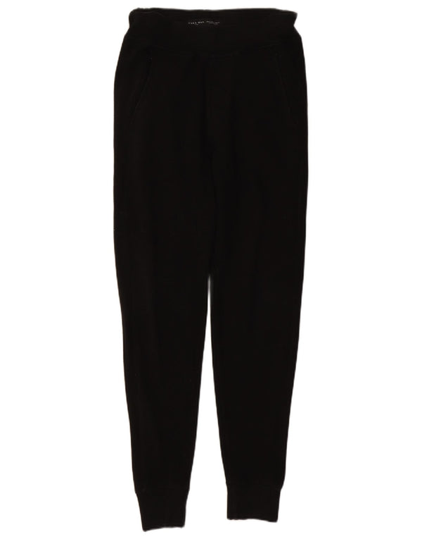 Zara Hombre Pantalones De Chándal Joggers Medium Negro Algodón
