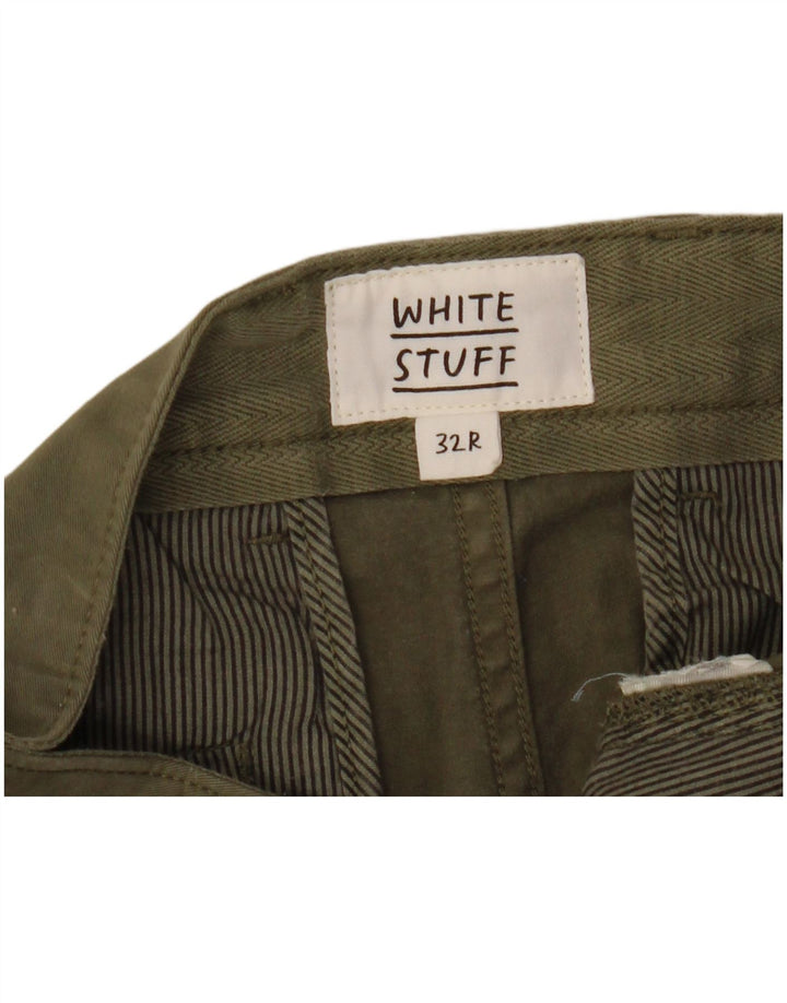 Pantalones cortos chinos para hombre White Stuff W32 Medium Khaki
