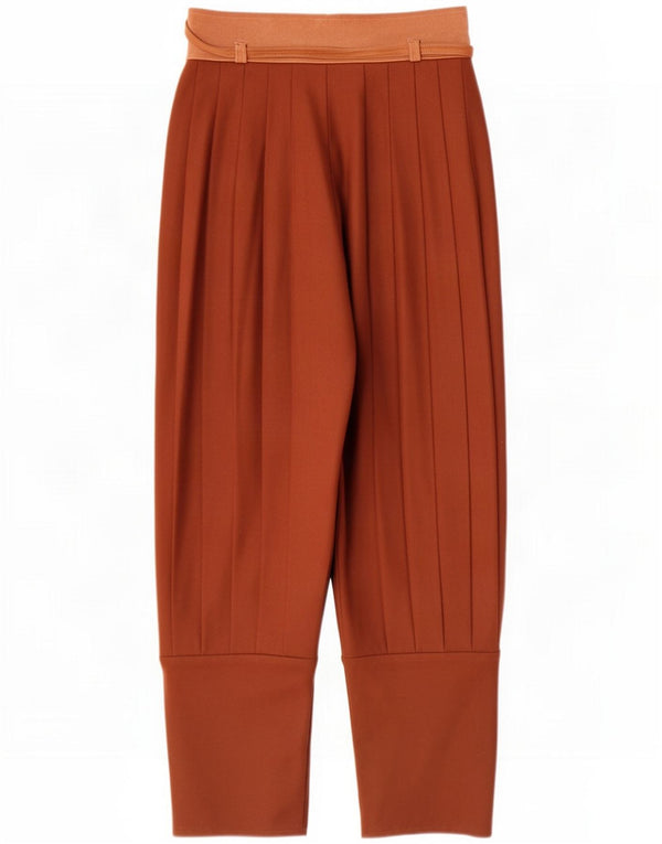 Pantalones cortos cónicos de cintura alta para mujer vintage W26 L24 Marrón