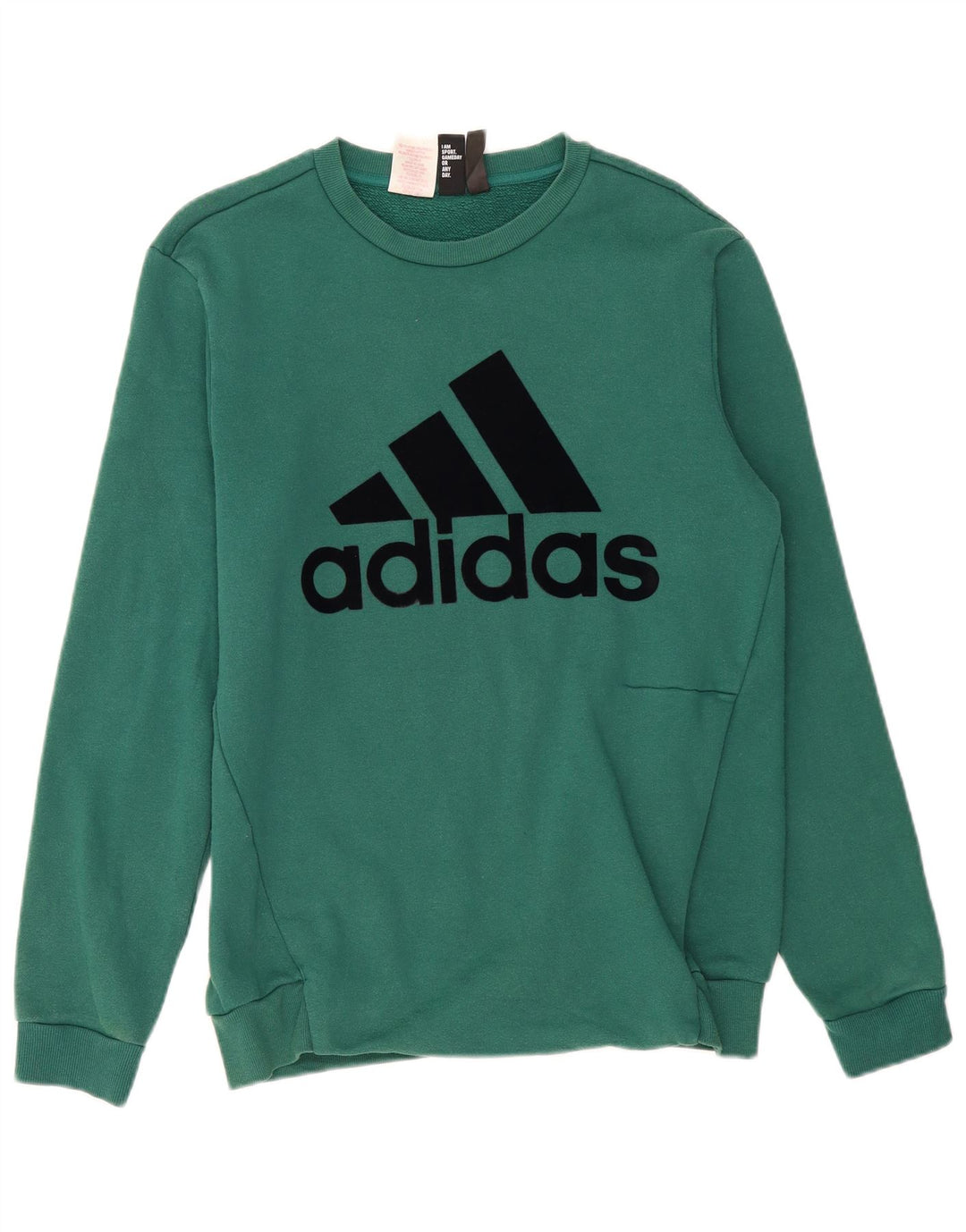 Adidas Sudadera Niños Jumper 15-16 Años Verde Algodón