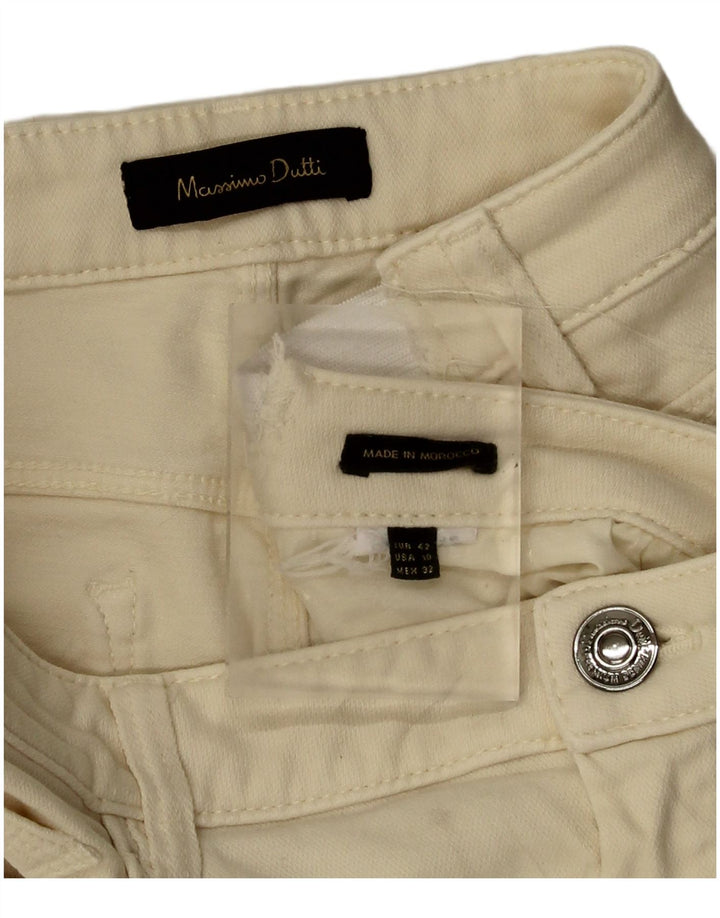 Massimo Dutti Vaqueros Rectos Mujer EU 42 Large W32 L28 Beige
