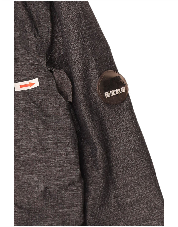 Superdry Chubasquero Mujer UK 44 Nylon Gris Medio
