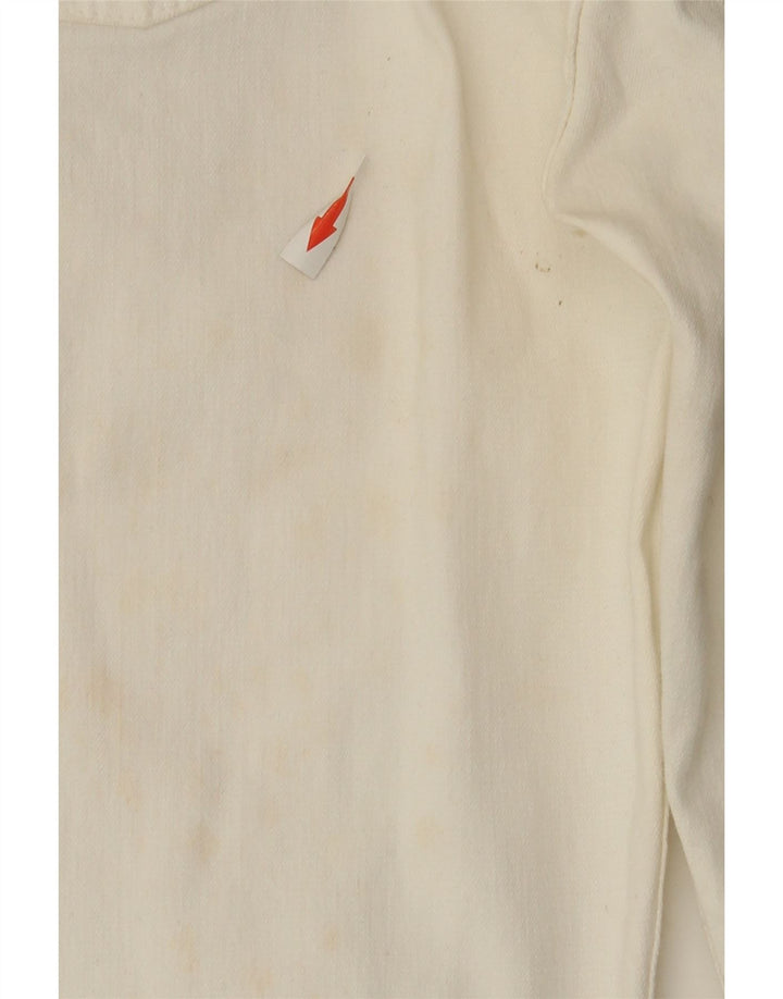 Vaqueros Acampanados Tommy Hilfiger Mujer W32 L30 Algodón Blanco Roto