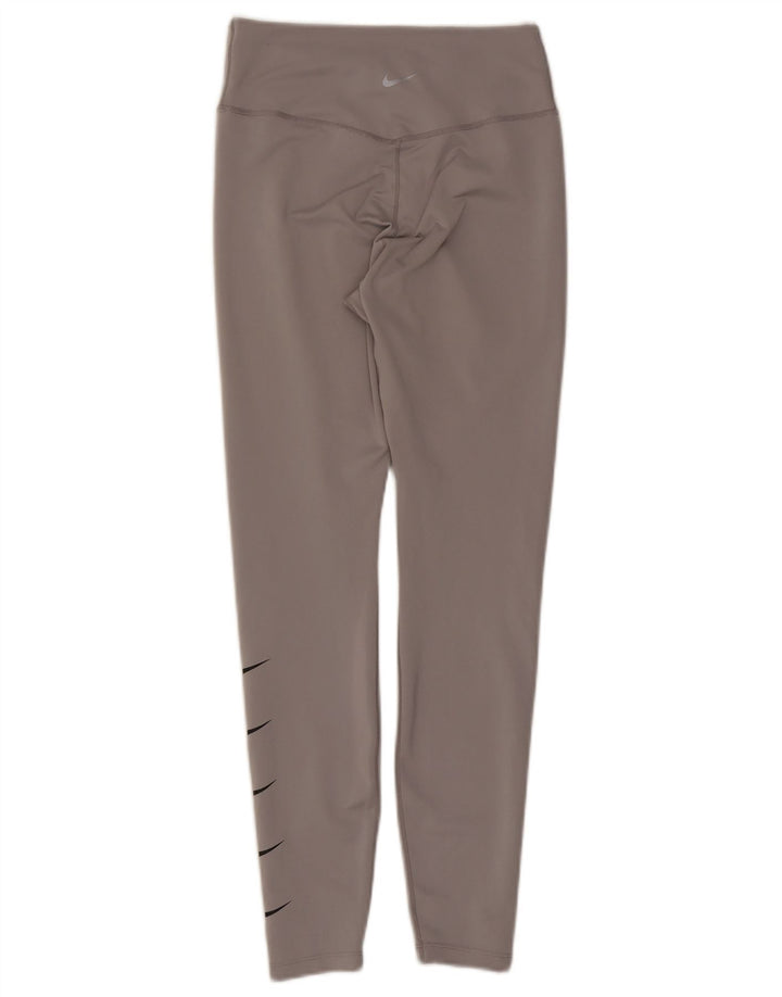 Nike - Leggings gráficos Dri Fit para mujer, talla 40, poliéster gris medio