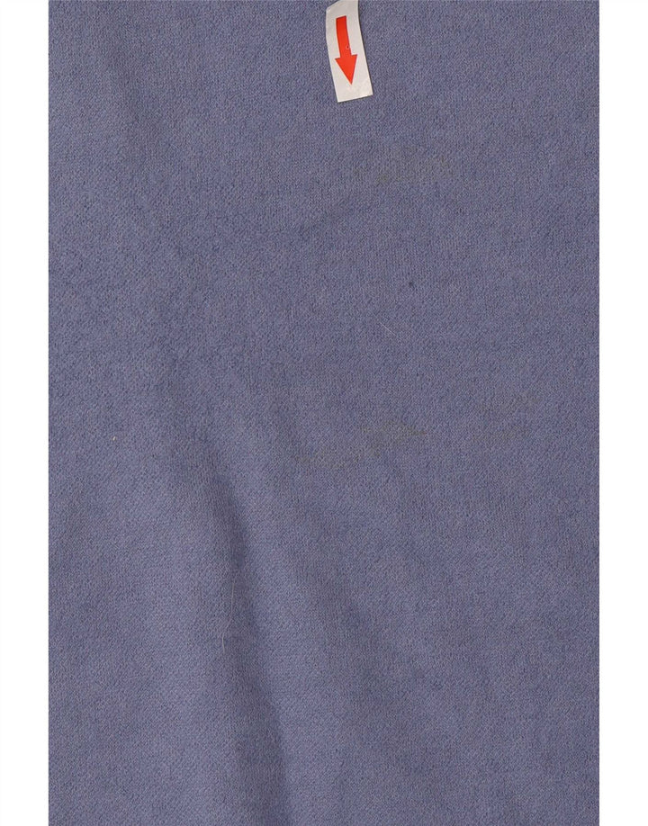 Cos - Jersey extragrande con cuello vuelto para mujer, talla 10, lana azul pequeña