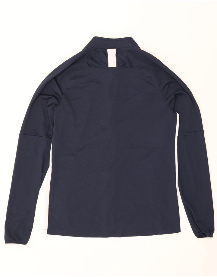 Nike Hombre Dri Fit Chándal Top Chaqueta Grande Azul Marino Colorblock