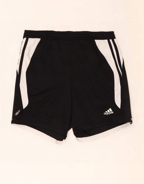 Adidas Mens Climalite Sport Shorts Medio Negro Colorblock Poliéster