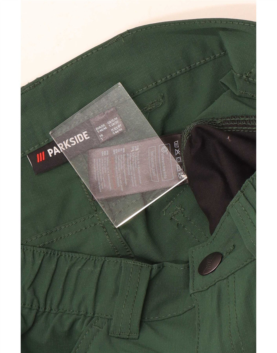 Pantalones cortos tipo cargo Parkside para hombre Small W29 Elastano verde