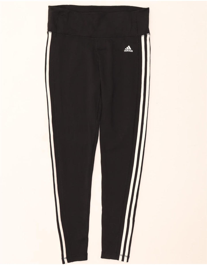 Adidas Mujer Climalite Leggings UK 16/18 Grande Negro Poliéster