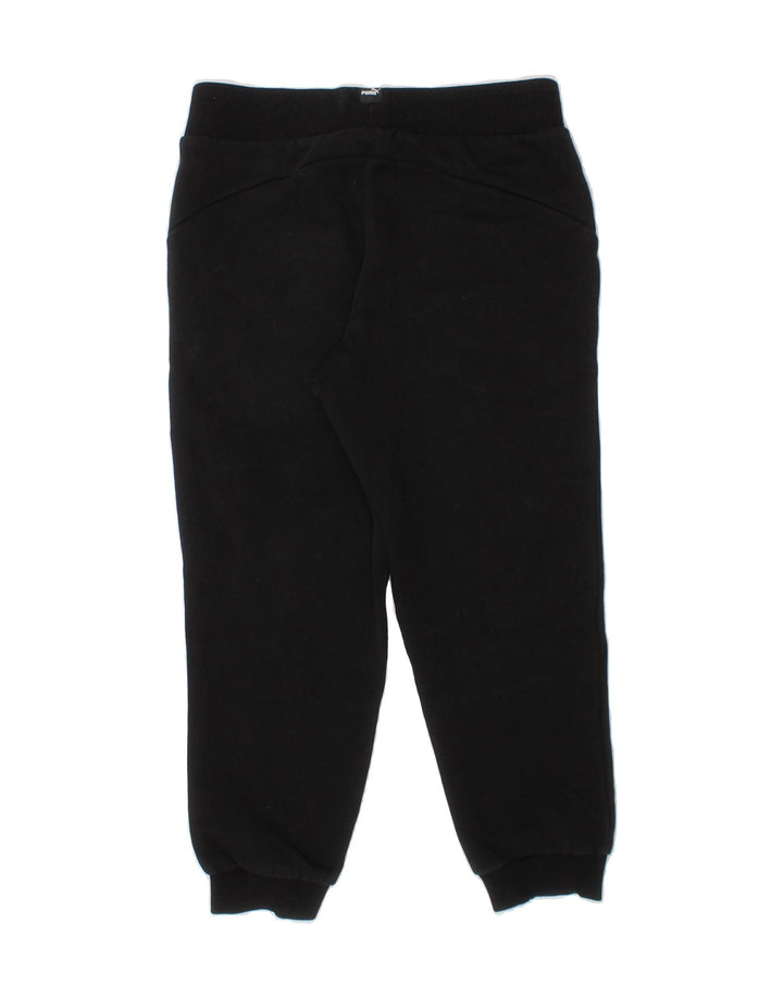 PUMA Boys Tracksuit Trousers Joggers 5-6 Years  Black Vintage Puma and Second-Hand Puma from Messina Hembry 