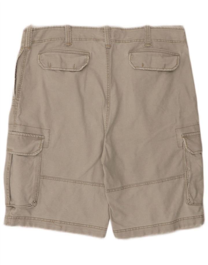 Vintage Mens Cargo Shorts 2XL W42 Algodón Gris