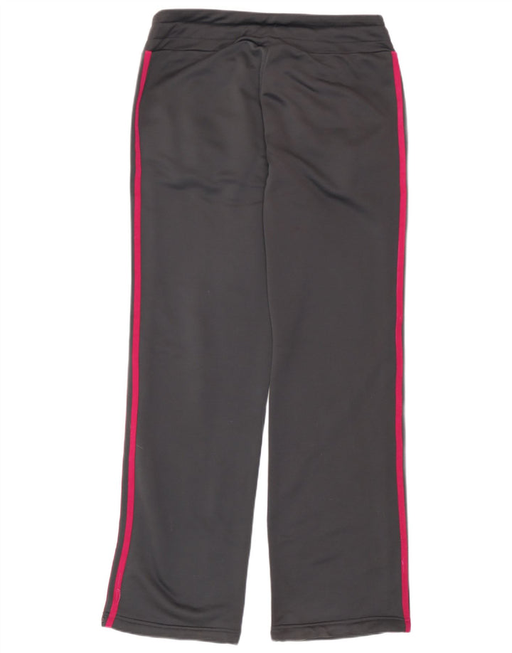 Adidas Mujer Chándal Pantalones UK 10 Pequeño Gris Poliéster