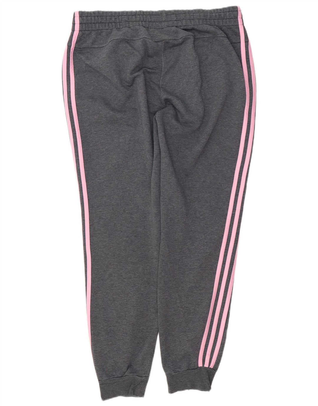 ADIDAS Pantalones de Chándal para Mujer Joggers UK 16/18 Grande Gris Moteado