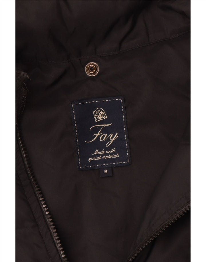 Fay Chaqueta acolchada para hombre UK 36 Small Poliamida negra