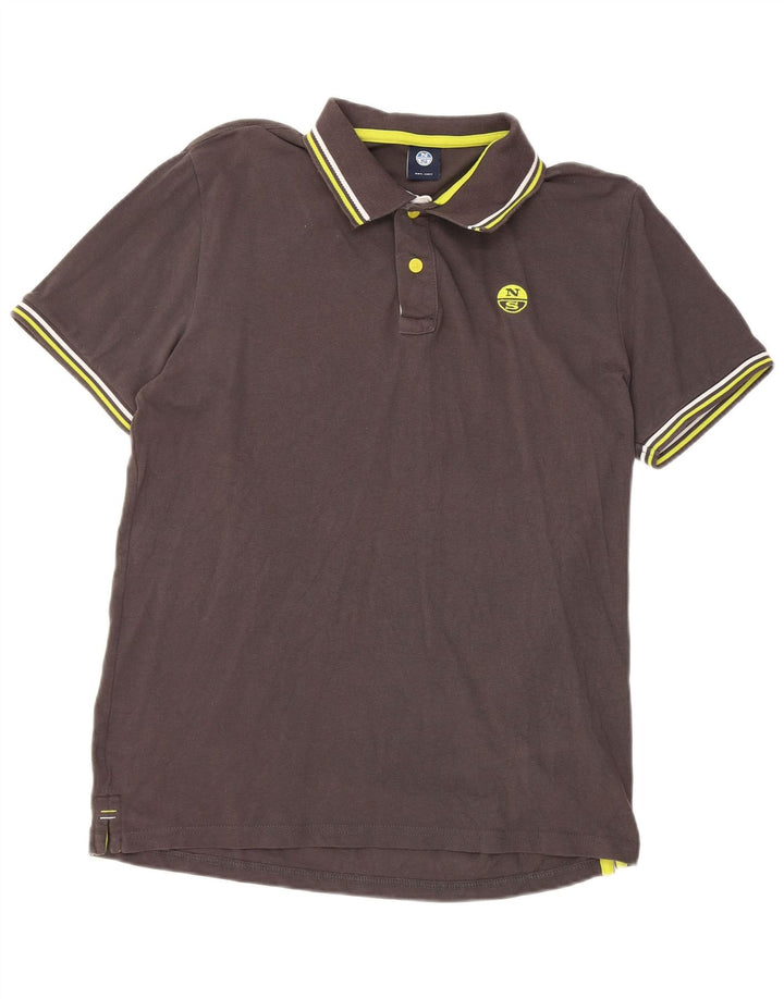 Polo North Sails Hombre Algodón Gris Medio