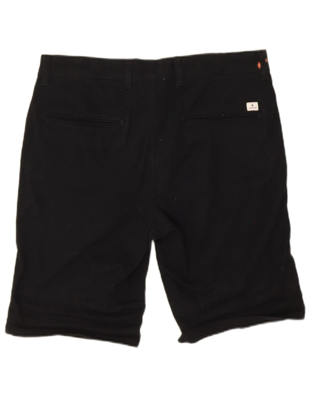 Jack & Jones Mens Chino Shorts Medium W34 Algodón Negro