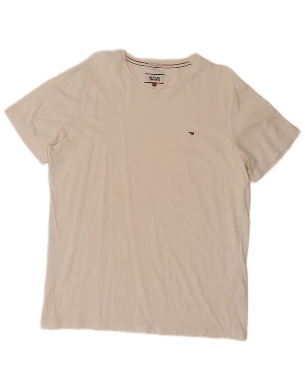 Tommy Hilfiger Camiseta Hombre Top XL Blanco Algodón