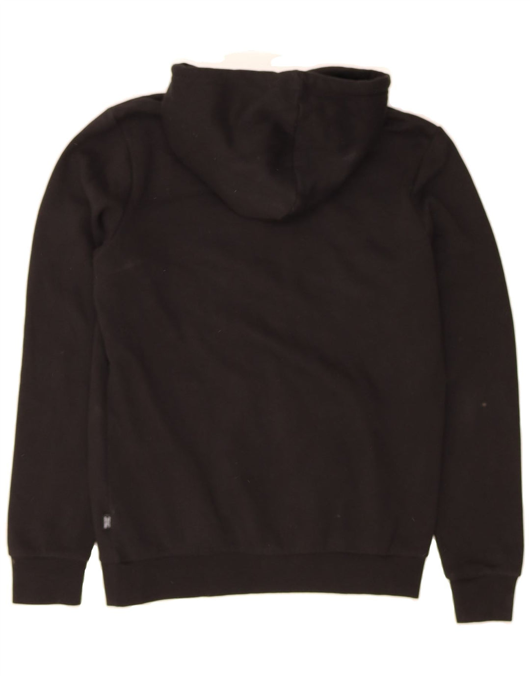 PUMA Mens Graphic Hoodie Jumper Small Black Cotton Vintage Puma and Second-Hand Puma from Messina Hembry 