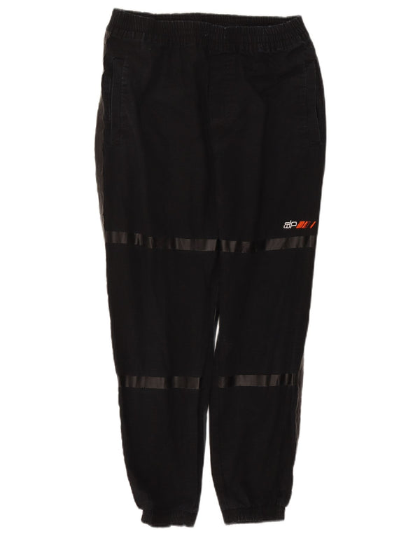 Zara Mens Joggers Pantalones Cortos Pequeño W30 L25 Azul Marino Rayas