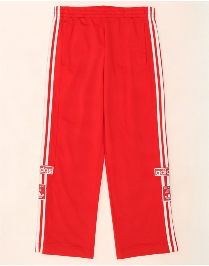 Pantalones de chándal con estampado gráfico para hombre Adidas Poliéster rojo medio