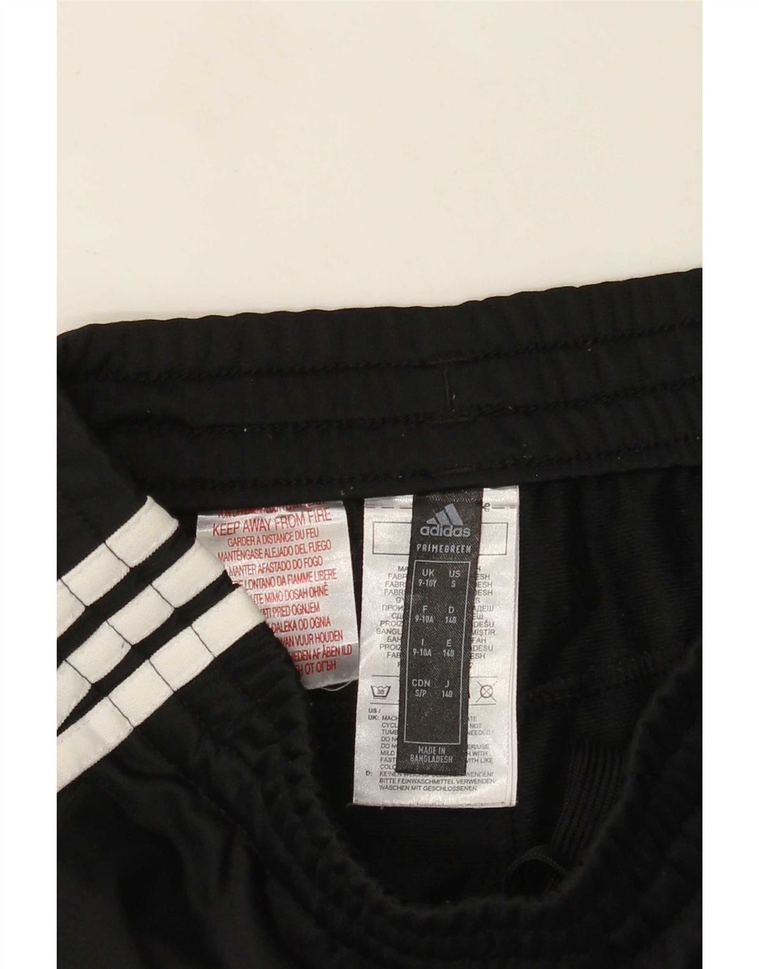 Adidas Pantalón Chándal Niño 9-10 Años Negro Poliéster
