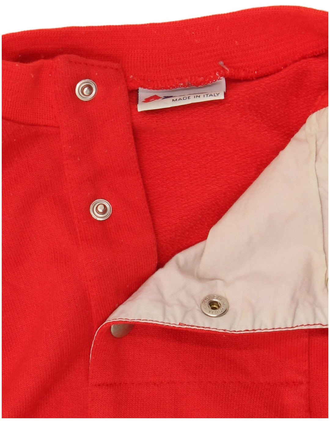 Lotto Jersey De Cuello Con Botones Para Hombre Pequeño Rojo Colorblock Algodón