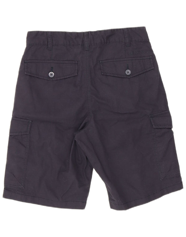 Pantalones cortos tipo cargo para hombre Mountain Warehouse W28 Small Algodón azul marino