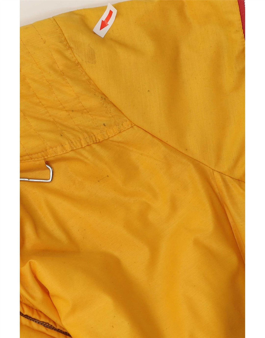Vintage hombres bombardero chaqueta Reino Unido 42 XL amarillo