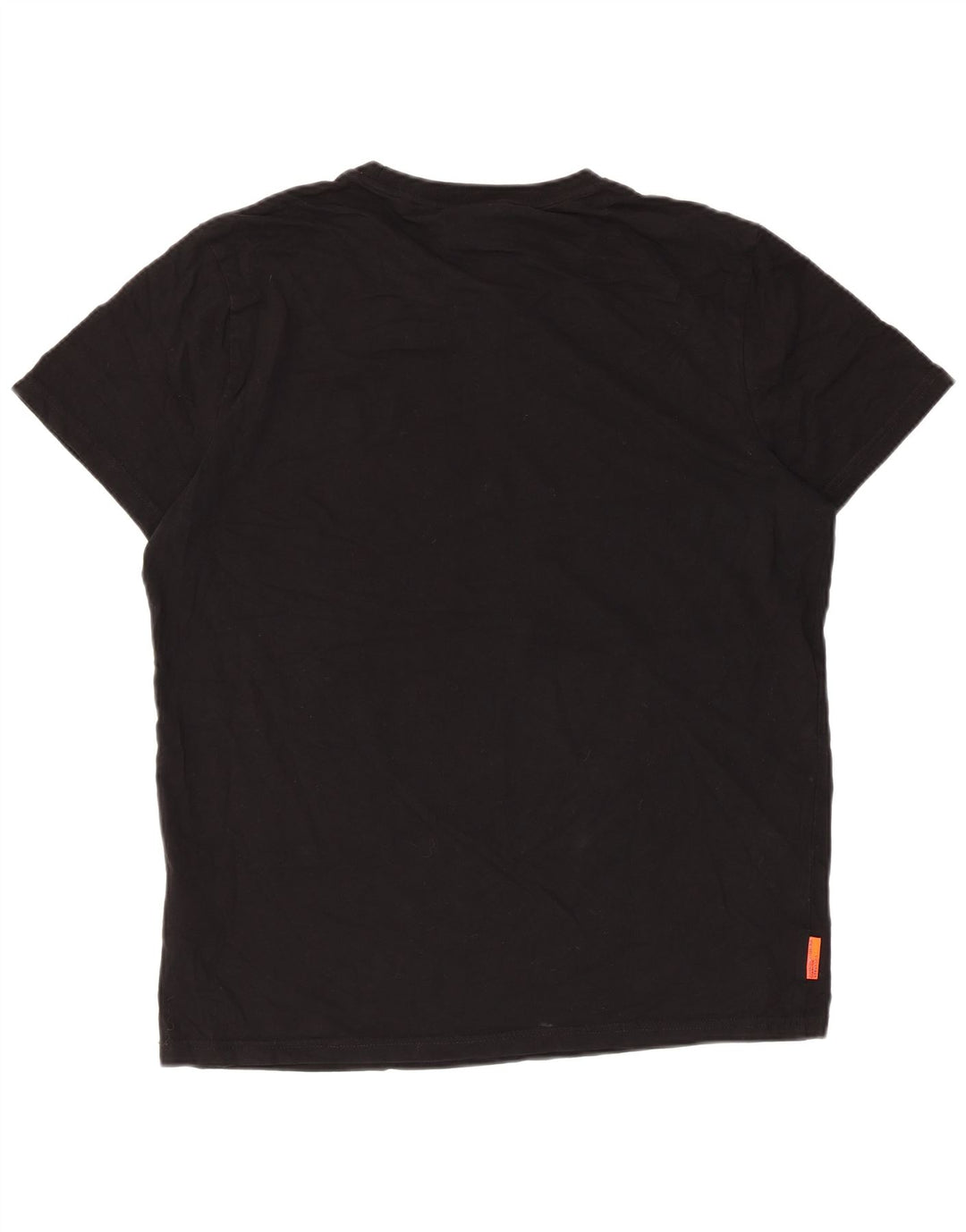 Superdry Camiseta para hombre Top 2XL Algodón negro