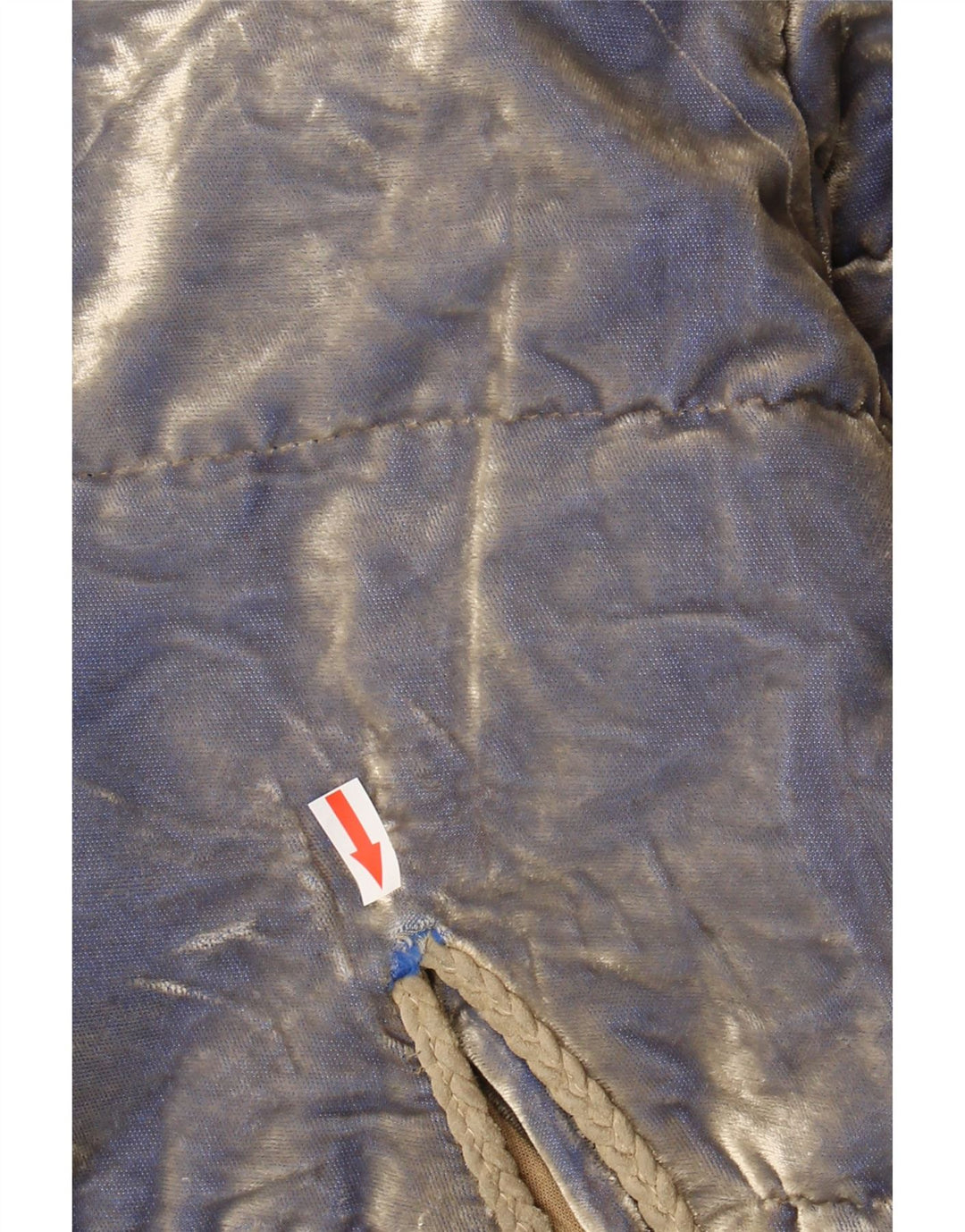 Chaqueta acolchada de terciopelo para mujer Cipriani IT 42 Azul medio