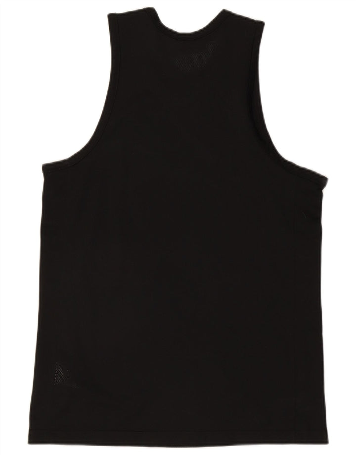 Nike Camiseta sin mangas Dri Fit Graphic para hombre Poliéster negro mediano