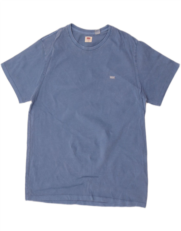 Levi's Hombre Camiseta Top XL Algodón Azul