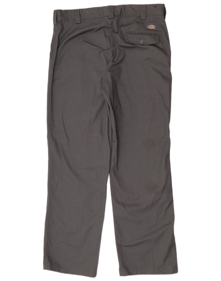 Dickies Pantalón chino recto para hombre W38 L32 Poliéster gris