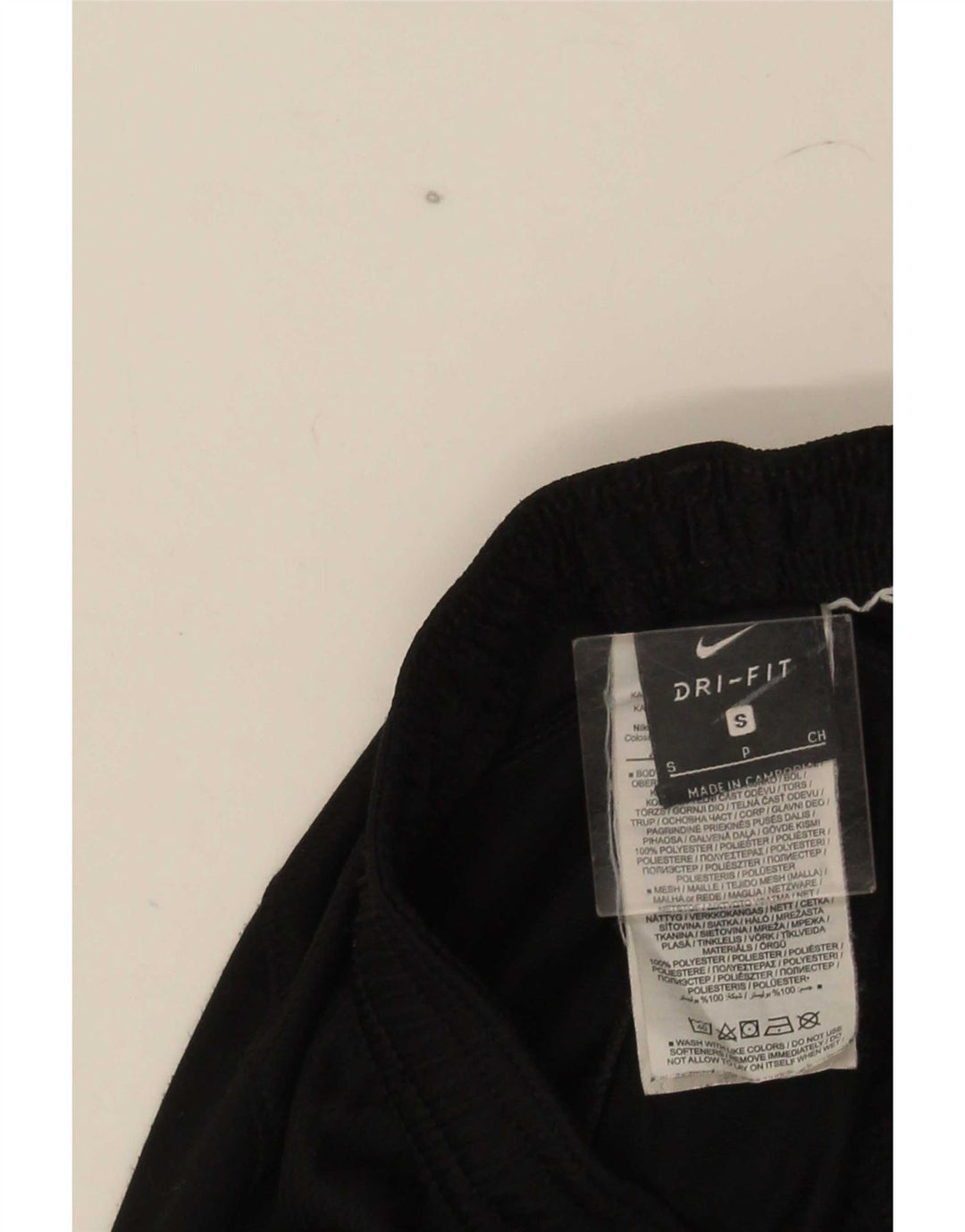 Nike - Pantalones de chándal Dri Fit para hombre (talla pequeña), color negro, poliéster