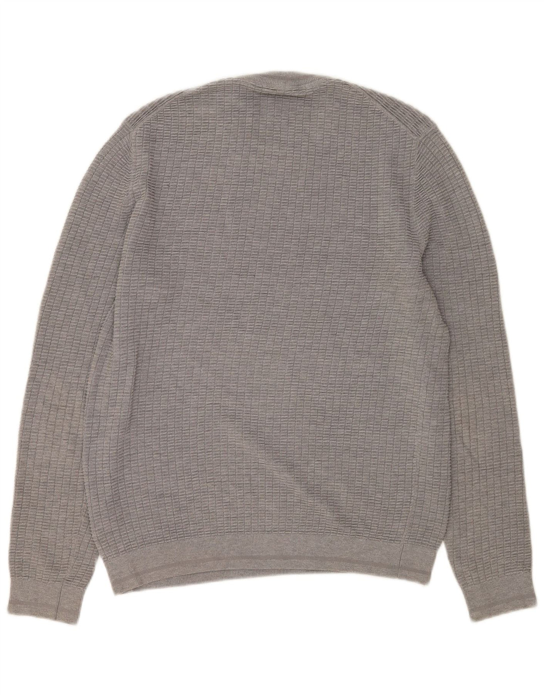 Ted Baker - Jersey de cuello redondo para hombre, talla 4, algodón gris grande