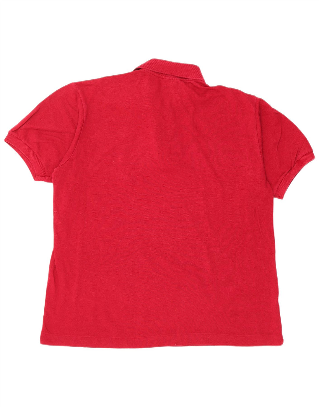 LACOSTE Polo para hombre talla 5 grande algodón rojo