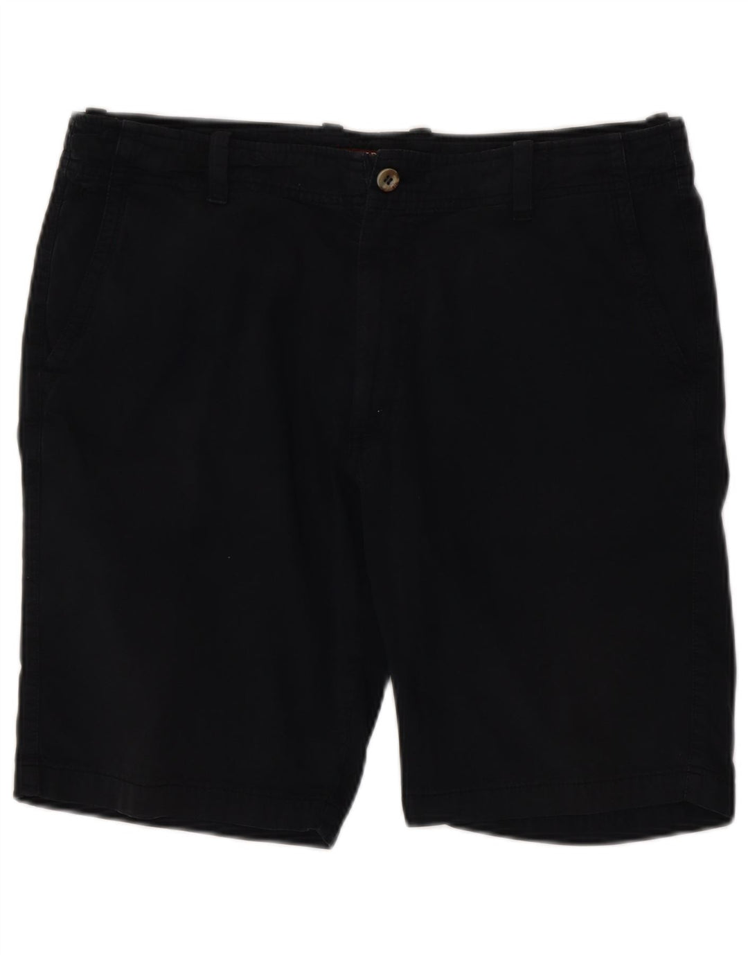 Carrera Mens Chino Shorts W36 Grande Algodón Negro