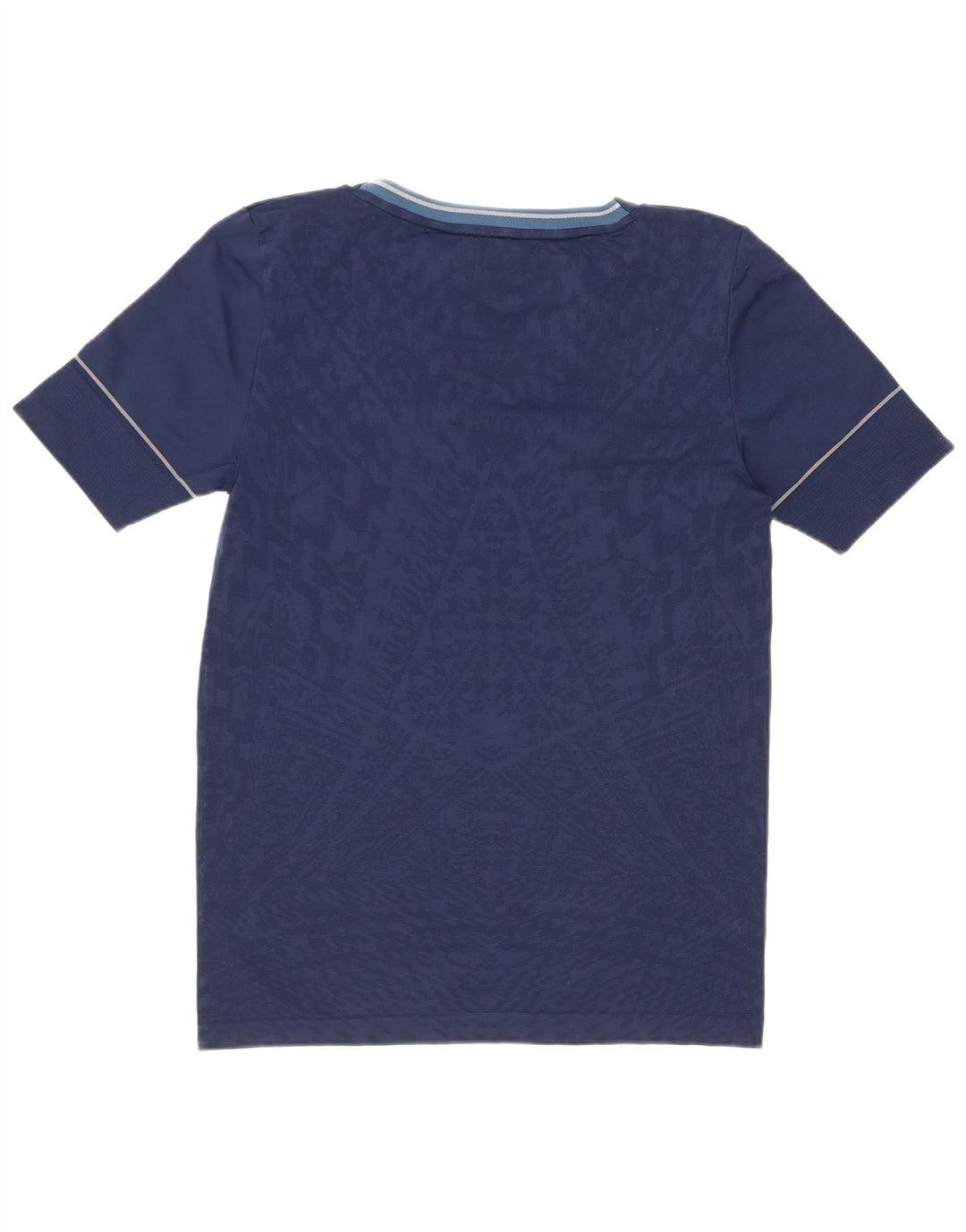 Adidas Mujer Running Abstract Pattern Camiseta Top UK 8/10 Small Azul Marino