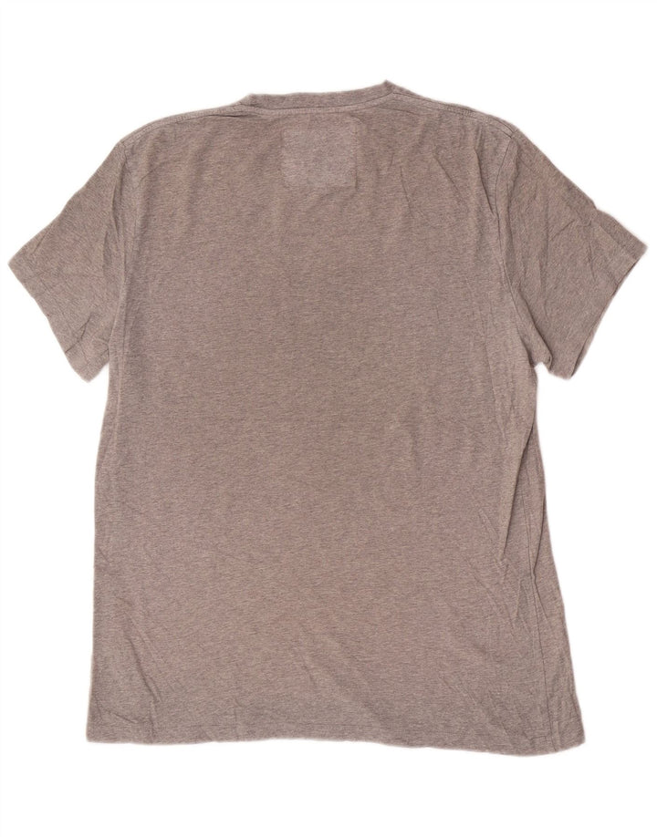 Jack Wills Camiseta gráfica para hombre Top Algodón gris medio