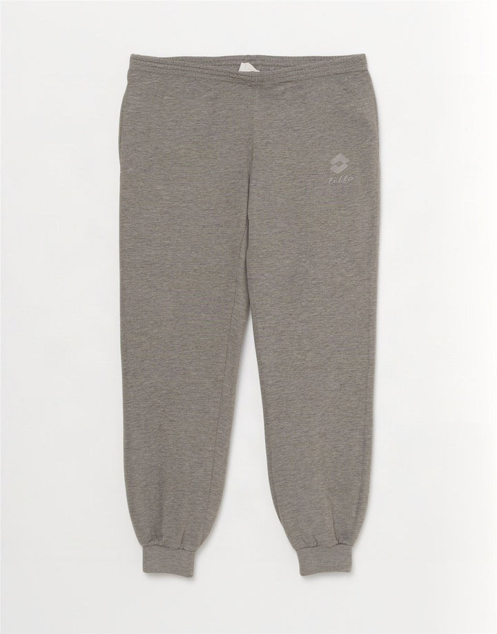 Lotto Hombre Pantalones De Chándal Joggers Small Gris