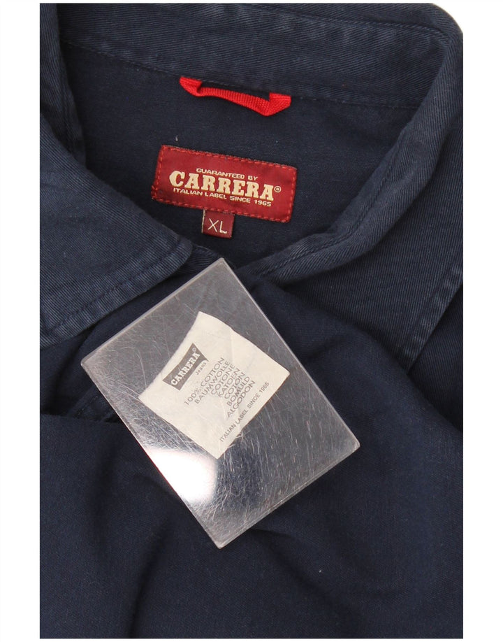 Camisa CARRERA Hombre XL Azul Marino Algodón