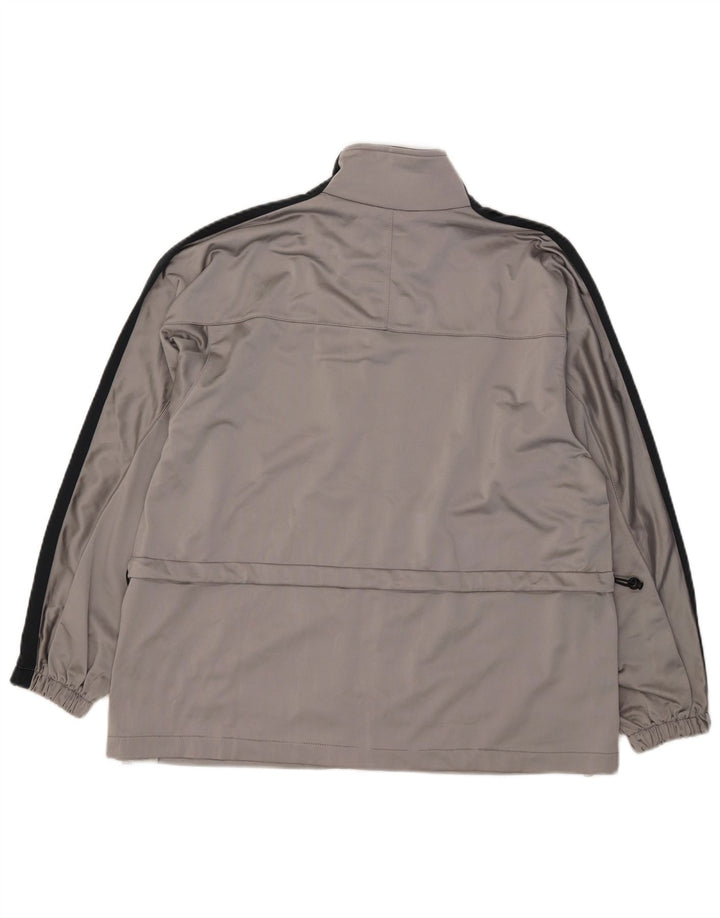 Diadora Chaqueta de chándal extragrande para mujer, talla 40, color gris grande