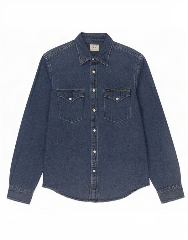 Lee Camisa Vaquera Pequeña Azul | Hombre