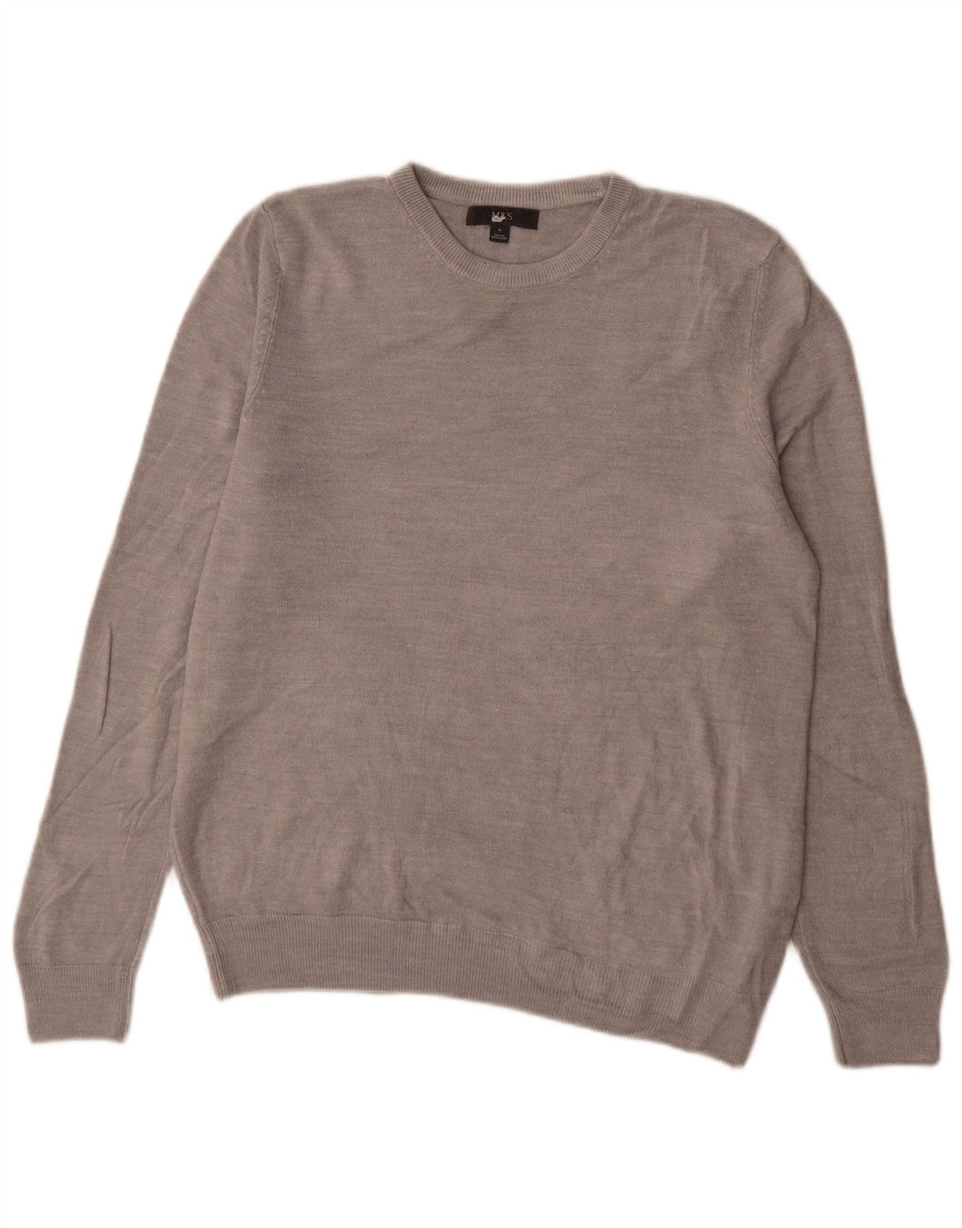 Marks & Spencer Suéter De Cuello Redondo Para Hombre Acrílico Gris Medio