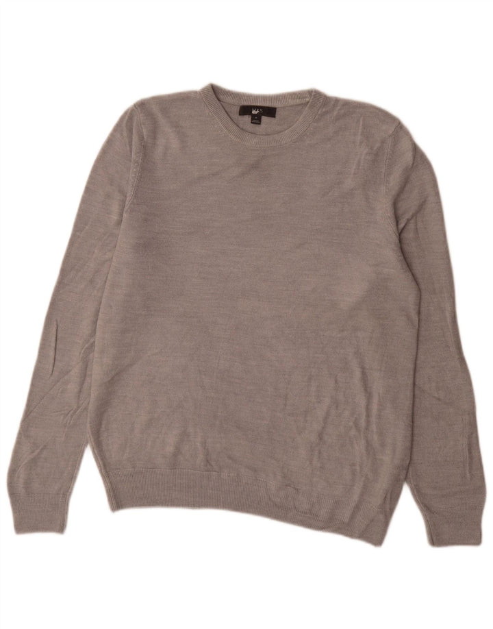 Marks & Spencer Suéter De Cuello Redondo Para Hombre Acrílico Gris Medio