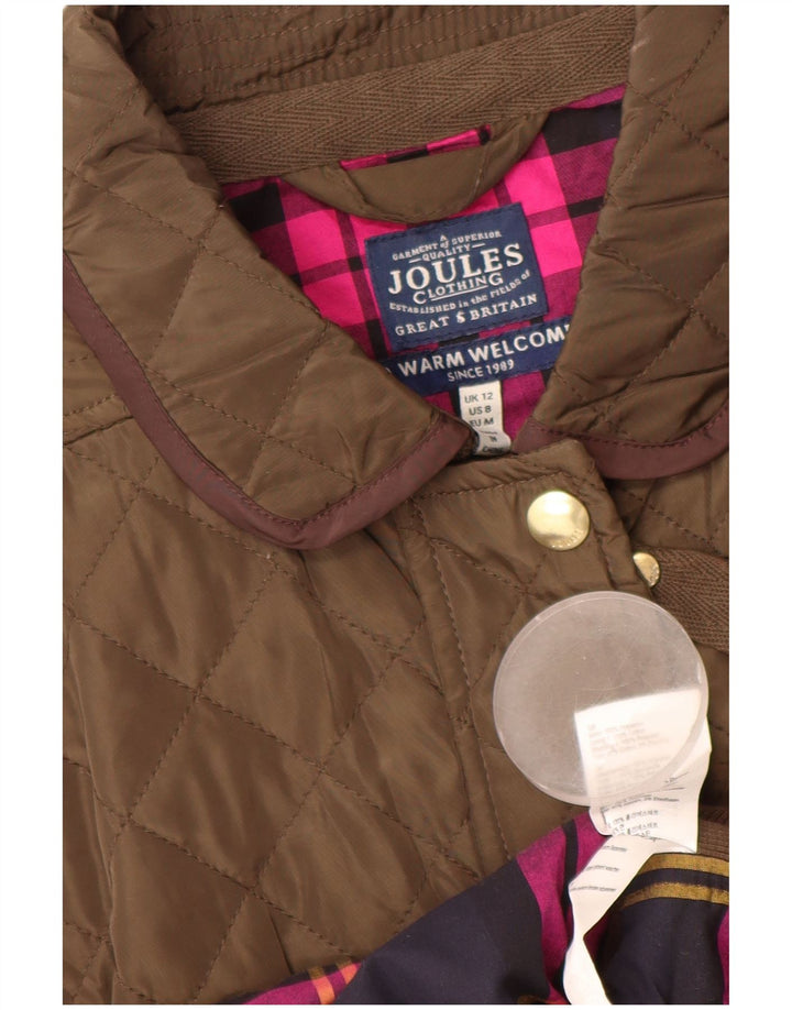 JOULES Chaleco acolchado para mujer UK 42 Poliéster marrón medio