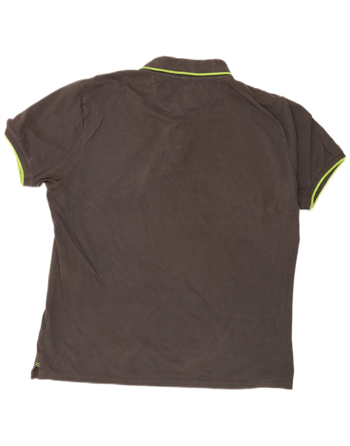 NORTH SAILS Mens Regular Fit Polo Shirt 2XL Grey Cotton