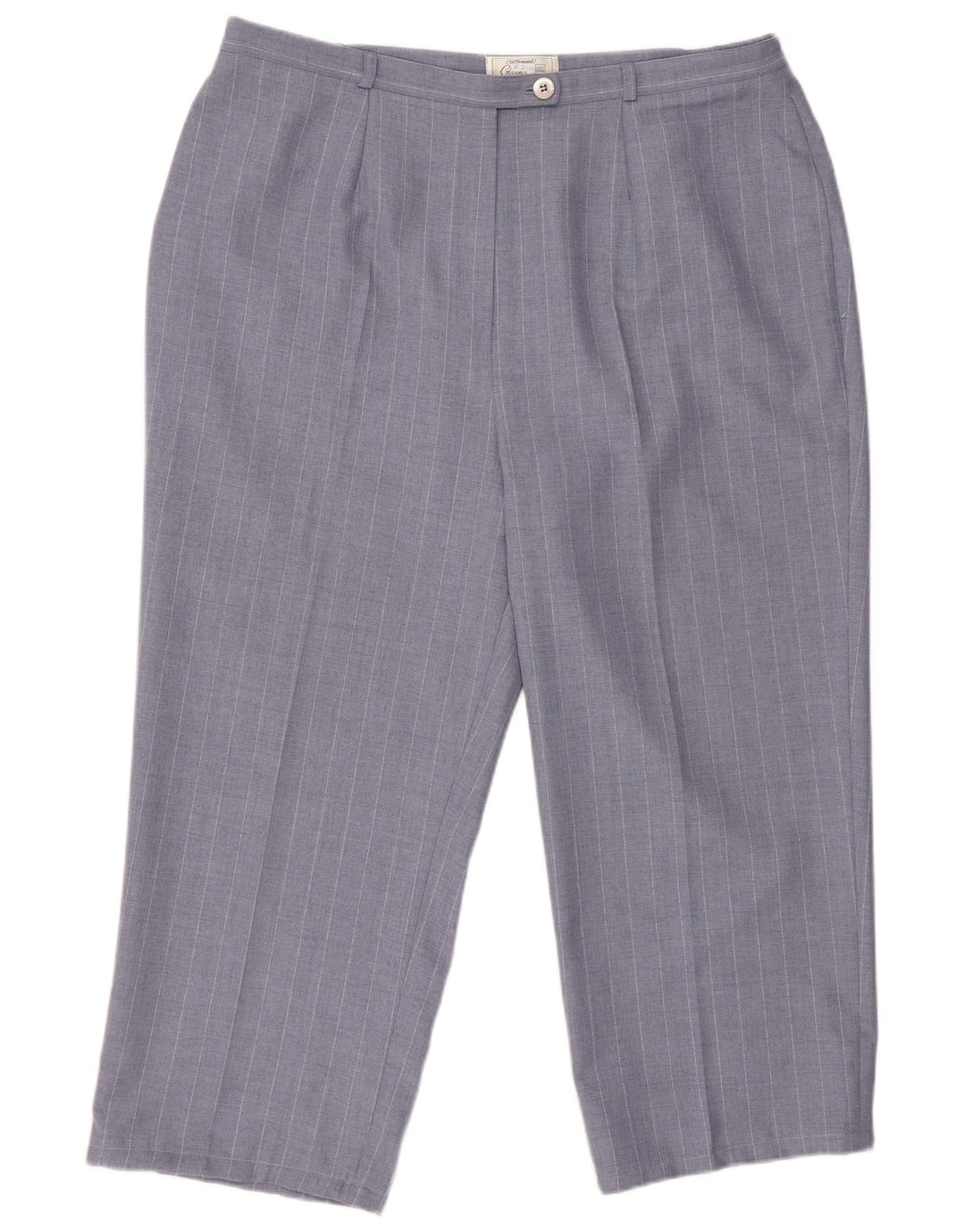 CALLE. BERNARD Pantalones cortos de cintura alta para mujer UK 20 2XL W34 L24 Azul